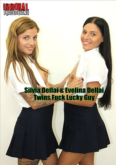 Silvia Dellai And Evelina Dellai Twins Fuck Lucky Guy